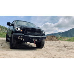 Buy Front headlights Toyota Tundra 2007-2013 LED NOVA Series Color Alpha-Black Alpharex Ahl-Tun07-N-AA-FLB