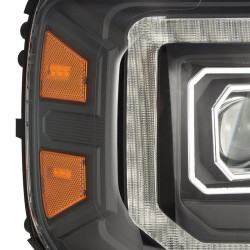Buy Front headlights GMC Sierra 2014-2018 Pro Series Black Alparex Ahl-GS14-P-S-B