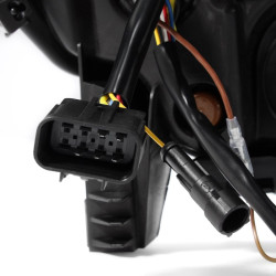 Buy Front headlights GMC Sierra 2014-2018 LED LUXX Series Black Alpharex Ahl-Gs14-PL-SA-B