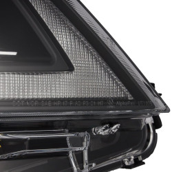 Buy Front headlights Toyota Sienna 2011-2020 LED PRO Series Color Alpha-Black Alpharex AHL-TS11-P-Flb