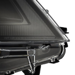 Buy Front headlights Toyota Sienna 2011-2020 LED NOVA Series Color Alpha-Black Alpharex Ahl-TS11-N-Flb