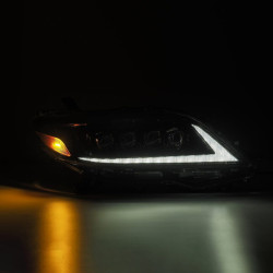 Buy Front headlights Toyota Sienna 2011-2020 LED NOVA Series Color Alpha-Black Alpharex Ahl-TS11-N-Flb