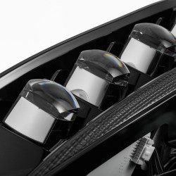 Buy Front headlights Toyota Sienna 2011-2020 LED NOVA Series Color Alpha-Black Alpharex Ahl-TS11-N-Flb