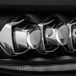 Buy Front headlights Toyota Sienna 2011-2020 LED NOVA Black Alpharex AHL-TTS11-N-B