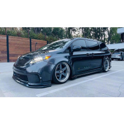 Buy Front headlights Toyota Sienna 2011-2020 LED NOVA Black Alpharex AHL-TTS11-N-B