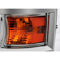 Buy Front headlights Chevrolet Silverado 3500hd 2015-2019 Pro Series Chrome / Chrome Grill Insert Alpharex AHL-CL215-P-SA-C ..