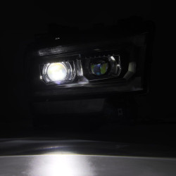 Buy Front headlights Dodge RAM 2500 2019-2023 LED LUXX Series Black Alpharex AHL-DR219-PL-SA-B