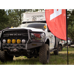 Buy Front headlights Dodge RAM 2500 2019-2023 LED LUXX Series Black Alpharex AHL-DR219-PL-SA-B