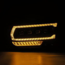 Buy Front headlights Dodge RAM 2500 2019-2023 LED NOVA Series Color Alpha-Black Alpharex AHL-DR219-N-FLB