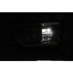 Buy Front headlights Toyota Tundra 2007-2013 LED NOVA Black ALPHAREX AHL-TUN07-N-AA-B