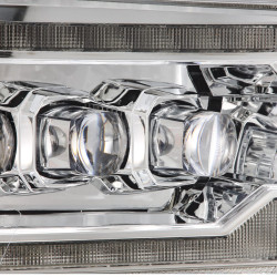 Buy Front headlights Dodge RAM 1500 Classic 2009-2023 Led G2 Style Nova Series Chrome Alpharex AHL-DR09-G5-N-C