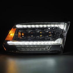 Buy Front headlights Dodge RAM 1500 Classic 2009-2023 Led G2 Style Nova Series Chrome Alpharex AHL-DR09-G5-N-C