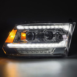 Buy Front headlights Dodge Ram 1500 Classic 2009-2023 G2 Style Pro Series Chrome Alpharex AHL-DR09-G5-P-S-C