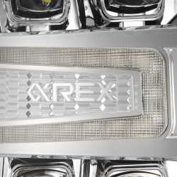 Buy Front headlights Chevrolet Silverado 1500 2016-2018 LED NOVA CHRM ALPHARAREX AHL-CL16-N-C