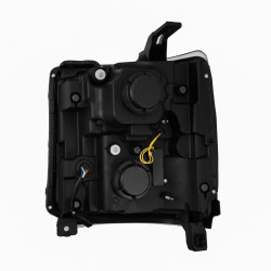 Buy Front headlights Chevrolet Silverado 1500 2016-2018 LED LUXX Series Black Alpharex AHL-CL16-PL-SA-B
