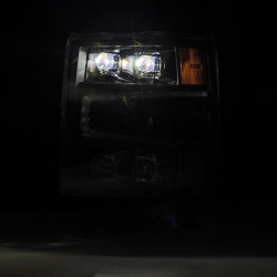 Buy Front headlights Chevrolet Silverado 1500 2014-2015 LED NOVA Black Alpharex Ahl-CL14-N-B