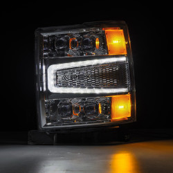 Buy Front headlights Chevrolet Silverado 1500 2014-2015 LED NOVA CHRM CHROM ALPHAREX AHL-CL14-N-C