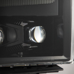 Buy Front headlights Chevrolet Silverado 1500 2014-2015 LED NOVA ALPHA-BLACK ALPHAREX AHL-CL14-N-FLB series