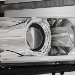 Buy Front headlights Chevrolet Silverado 1500 2014-2015 LED LUXX CHRM CHROM ALPHAREX AHL-CL14-PL-SA-C