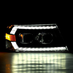 Buy Ford Ford F150 2004-2008 LED LUXX Series Black Alpharex Ahl-FF04-PL-SA-B