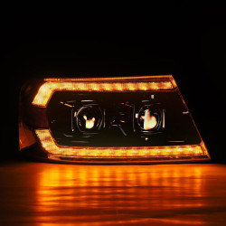 Купити Передні фари Ford F150 2004-2008 LED LUXX серія колір Alpha-Black AlphaRex AHL-FF04-PL-SA-FLB