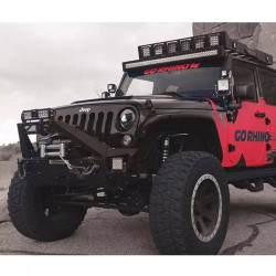 Купити  Додаткове кріплення на передній бампер для оптики 30 Go Rhino - Jeep Wrangler JK 07-18