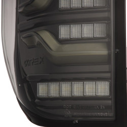 Купити Задні фари Toyota Tundra 2014-2021 LED LUXX серія чорні AlphaRex RTL-TUN14-SA-YW-BS