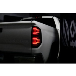 Купити Задні фари Toyota Tundra 2014-2021 LED LUXX серія чорно-червоні AlphaRex RTL-TUN14-SA-RR-LBS