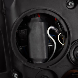 Купити Передні фари Ford Super Duty 2008-2010 LED NOVA серія чорні AlphaRex AHL-FD08-G2-N-B