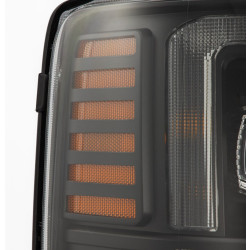 Купити Передні фари Ford Super Duty 2008-2010 LED NOVA серія чорні AlphaRex AHL-FD08-G2-N-B