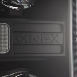 Купити Передні фари Ford Super Duty 2008-2010 LED NOVA серія чорні AlphaRex AHL-FD08-G2-N-B