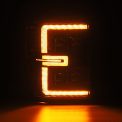 Купити Передні фари Ford Super Duty 2008-2010 LED NOVA серія колір Alpha-Black AlphaRex AHL-FD08-G2-N-FLB