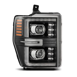 Купити Передні фари Ford Super Duty 2008-2010 LED LUXX серія чорні AlphaRex AHL-FD08-G2-PL-SA-B