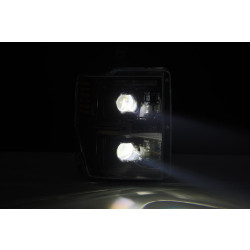Купити Передні фари Ford Super Duty 2008-2010 LED LUXX серія колір Alpha-Black AlphaRex AHL-FD08-G2-PL-SA-FLB