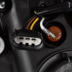 Купити Передні фари Ford Super Duty 2008-2010  PRO серія чорні AlphaRex AHL-FD08-P-S-B