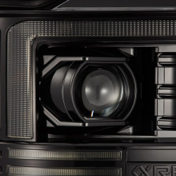 Купити Передні фари Ford Super Duty 2008-2010  PRO серія колір Alpha-Black AlphaRex AHL-FD08-P-S-FLB