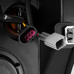 Купити Передні фари Ford Super Duty 2008-2010  PRO серія колір Alpha-Black AlphaRex AHL-FD08-P-S-FLB