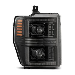 Купити Передні фари Ford Super Duty 2008-2010  PRO серія колір Alpha-Black AlphaRex AHL-FD08-P-S-FLB
