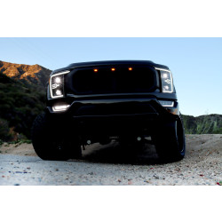 Купити Передні фари Ford F150 2021-2022 LED LUXX серія колір Alpha-Black AlphaRex AHL-FF21-G2-PL-SA-FLB