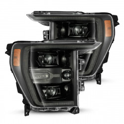 Купити Передні фари Ford F150 2021-2022 LED LUXX серія колір Alpha-Black AlphaRex AHL-FF21-G2-PL-SA-FLB