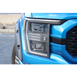 Купити Передні фари Ford F150 2021-2022  PRO серія чорні AlphaRex AHL-FF21-P-S-B