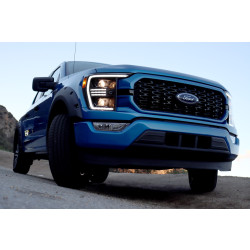 Купити Передні фари Ford F150 2021-2022  PRO серія колір Alpha-Black AlphaRex AHL-FF21-P-S-FLB