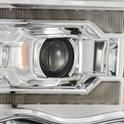 Купити Передні фари Dodge Ram 1500 Classic 2002-2005 LED LUXX серія хром AlphaRex AHL-DR02-PL-SA-C
