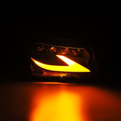 Купити Передні фари Lexus GX460 2014-2019 LED NOVA серія чорні AlphaRex AHL-LG14-N-B