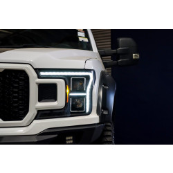 Купити Передні фари Ford F150 2018-2020 G2 Style PRO серія колір Alpha-Black AlphaRex AHL-FF18-G2-P-S-FLB