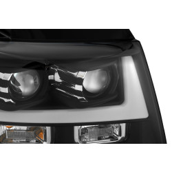Купити Передні фари Chevy Tahoe 2007-2013 LED G2 Style LUXX серія чорні AlphaRex AHL-CT07-PL-SA-B