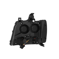 Купити Передні фари Chevy Tahoe 2007-2013 LED G2 Style LUXX серія чорні AlphaRex AHL-CT07-PL-SA-B