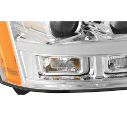 Купити Передні фари Chevy Tahoe 2007-2013 LED G2 Style LUXX серія хром AlphaRex AHL-CT07-PL-SA-C