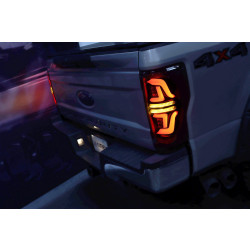 Купити Задні фари Ford Super Duty 2017-2019 LED PRO серія вуглево-чорні AlphaRex ATL-FD17-W-LBS