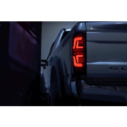 Купити Задні фари Ford Super Duty 2017-2019 LED PRO серія вуглево-чорні AlphaRex ATL-FD17-W-LBS